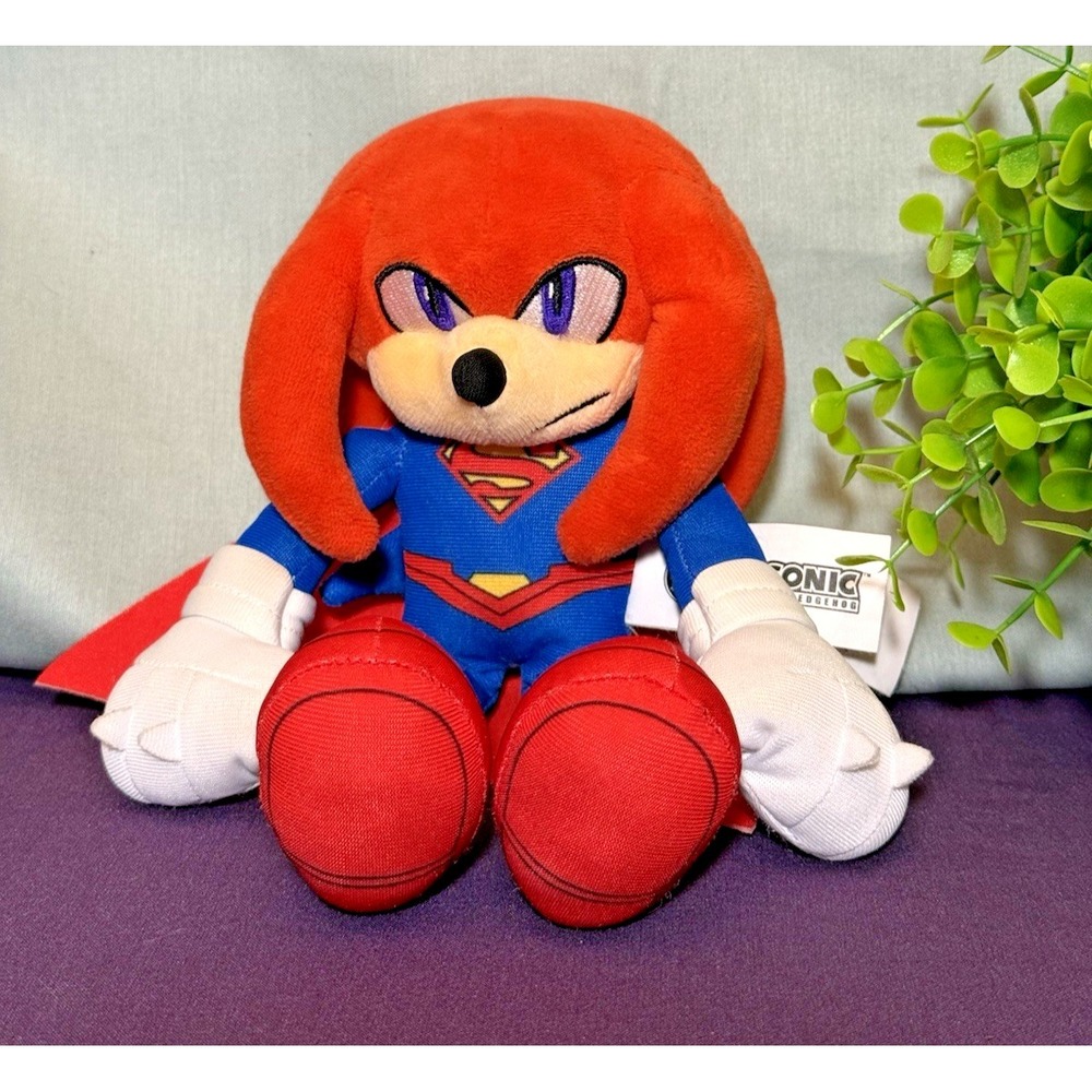 New Sonic the Hedgehog x DC‎ Comics Knuckles Superman 9" Plush